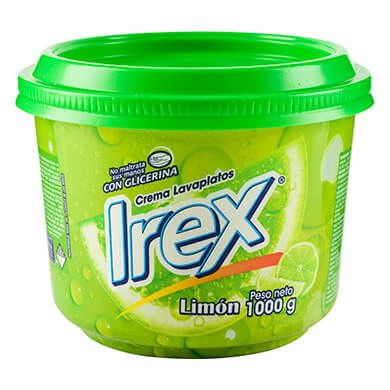LAVAPLATOS IREX CREMA LIMON 1000GR LAVAPLATOS IREX CREMA LIMON 1000GR