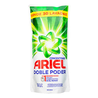 DETERGENTE LIQUIDO ARIEL CONCENTRADO 1200ML DETERGENTE LIQUIDO ARIEL CONCENTRADO 1200ML