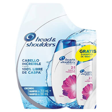 PACK H&S SUAVE MANEJABLE 880ML PACK H&S SUAVE MANEJABLE 880ML