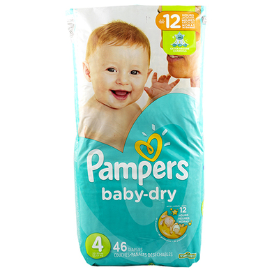 PANAL PAMPERS BABY DRY S4 46 UNIDADES PANAL PAMPERS BABY DRY S4 46 UNIDADES