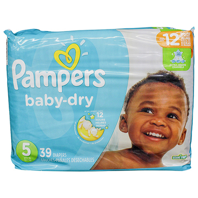PANAL PAMPERS BABY DRY T5 39 UND PANAL PAMPERS BABY DRY T5 39 UND