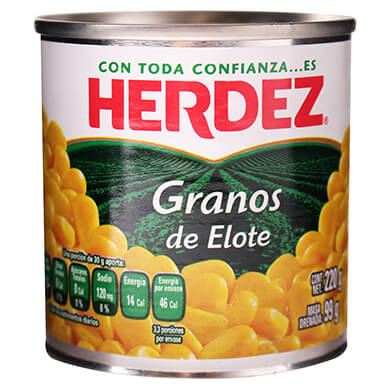 Maiz dulce Herdez lata 220 g Maiz dulce Herdez lata 220 g