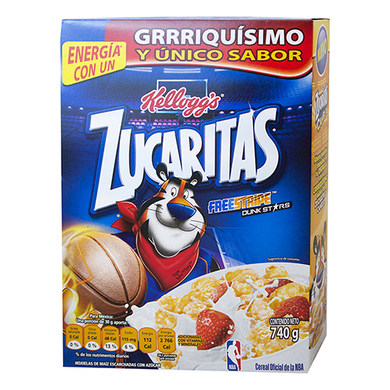 KELLOGGS ZUCARITAS 740GR KELLOGGS ZUCARITAS 740GR
