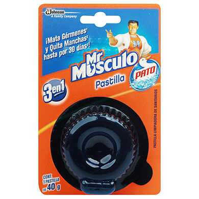 MR MUSCULO PATO PASTILLA PARA SANITARIO 40RG MR MUSCULO PATO PASTILLA PARA SANITARIO 40RG