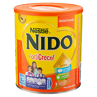 Leche en polvo Nido deslactosada 800 g Leche en polvo Nido deslactosada 800 g
