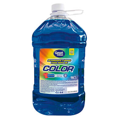 DETERGENTE LIQ GREAT VALUE COLOR 5000ML DETERGENTE LIQ GREAT VALUE COLOR 5000ML