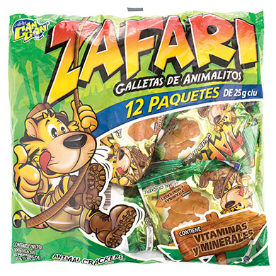 GALLETA CAN CAN ZAFARI 300 GR GALLETA CAN CAN ZAFARI 300 GR