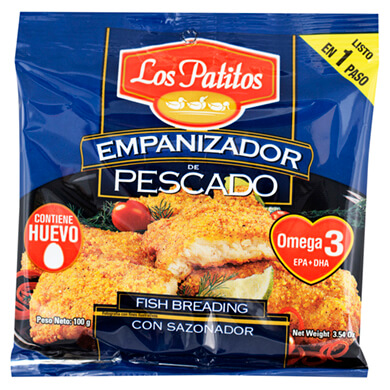 EMPANIZADOR LOS PATITOS DE PESCADO 100GR EMPANIZADOR LOS PATITOS DE PESCADO 100GR