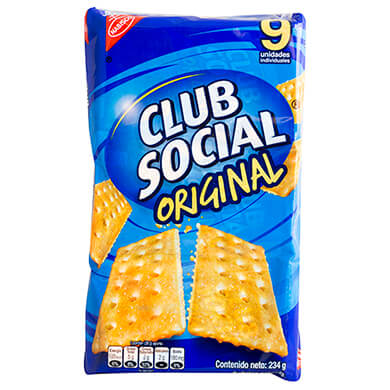 GALLETA NABISCO CLUB SOCIAL SALADA 234GR GALLETA NABISCO CLUB SOCIAL SALADA 234GR