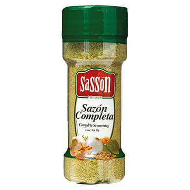 ESPECIA SASSON SAZON COMPLETA 80GR ESPECIA SASSON SAZON COMPLETA 80GR