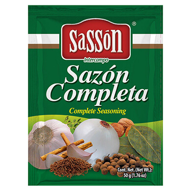 SASON SASSON COMPLETA SOBRE 50GR SASON SASSON COMPLETA SOBRE 50GR
