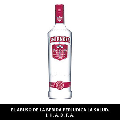 VODKA SMIRNORFF PREMIUM ROJO NO21 750ML VODKA SMIRNORFF PREMIUM ROJO NO21 750ML