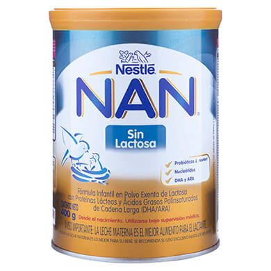Formula lactea sin lactosa lata 400 g Formula lactea sin lactosa lata 400 g