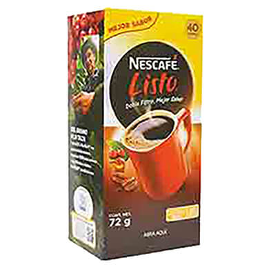 CAFE NESCAFE LISTO 72 GR CAFE NESCAFE LISTO 72 GR