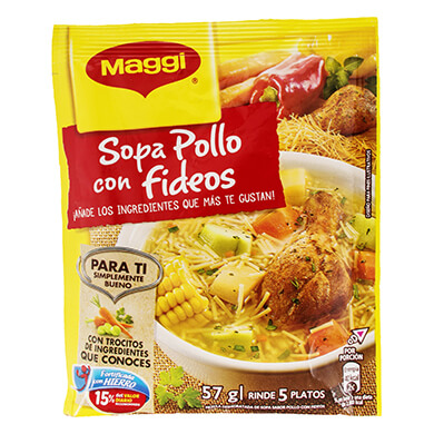 SOPA MAGGI POLLO FIDEOS 57GR SOPA MAGGI POLLO FIDEOS 57GR