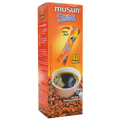 CAFE MUSUN SUAVE 40SOBRES 72GR CAFE MUSUN SUAVE 40SOBRES 72GR