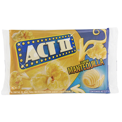 PALOMITAS ACT II MANTEQUILLA 91 GR PALOMITAS ACT II MANTEQUILLA 91 GR