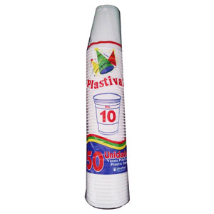 VASOS PLASTIVAL DESECHABLE N10 50 UND VASOS PLASTIVAL DESECHABLE N10 50 UND