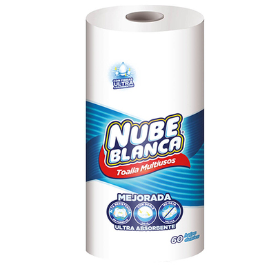 TOALLA NUBE BLANCA 60 HOJAS TOALLA NUBE BLANCA 60 HOJAS