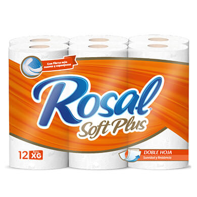 PAPEL HIGIENICO ROSAL PLUS MEGA 420HD 12R PAPEL HIGIENICO ROSAL PLUS MEGA 420HD 12R