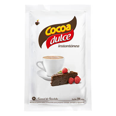 MEZCLA P BEBID COCOA DULCE 200GR MEZCLA P BEBID COCOA DULCE 200GR