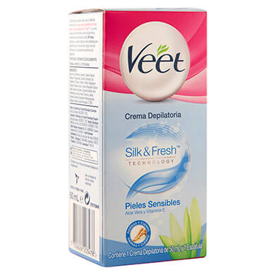 Crema Veet piel sensible aloe 50 ml Crema Veet piel sensible aloe 50 ml