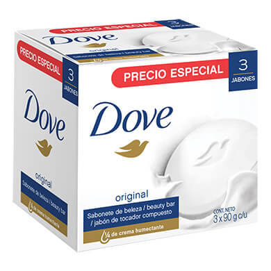 JABON DOVE BLANCO CREMOSO 3PK 270GR JABON DOVE BLANCO CREMOSO 3PK 270GR