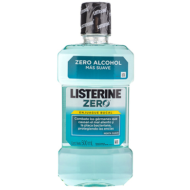 ENJUAGUE BUC LISTERINE ZERO 500 ML ENJUAGUE BUC LISTERINE ZERO 500 ML