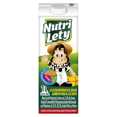 Bebida lactea Nutri Lety 1000 ml Bebida lactea Nutri Lety 1000 ml