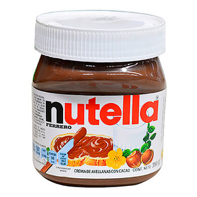 CREMA NUTELLA AVELLANAS CON CACAO 350GR CREMA NUTELLA AVELLANAS CON CACAO 350GR