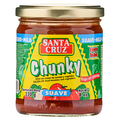 Salsa Santa Cruz chunky suave 230 g Salsa Santa Cruz chunky suave 230 g