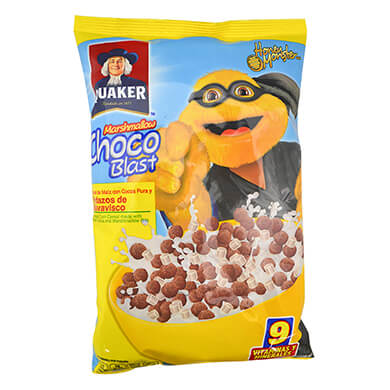 Cereal de maiz Quaker chocoblast 170 g Cereal de maiz Quaker chocoblast 170 g