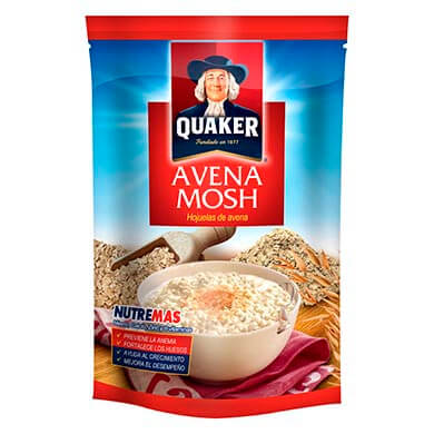 QUAKER AVENA MOSH HOJUELAS AVENA 330 GR QUAKER AVENA MOSH HOJUELAS AVENA 330 GR