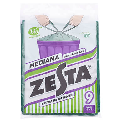 BOLSA ZESTA MEDIANA BIO PAQ 9UDS BOLSA ZESTA MEDIANA BIO PAQ 9UDS
