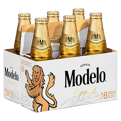 Cerveza Modelo especial botella 6 pack 355 ml Cerveza Modelo especial botella 6 pack 355 ml