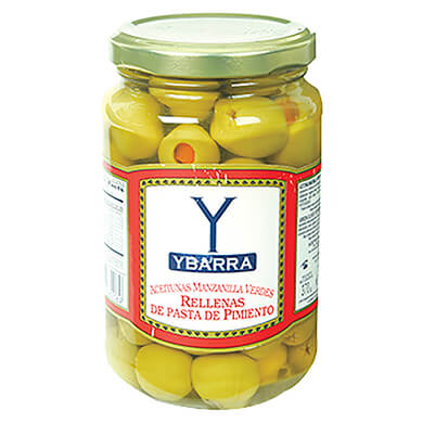 ACEITUNAS YBARRA RELL C/PIMIEN 370 G ACEITUNAS YBARRA RELL C/PIMIEN 370 G