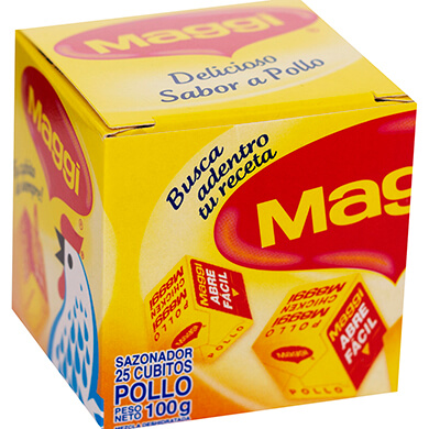 CUBITOS MAGGI POLLO 25UNIDADES 100GR CUBITOS MAGGI POLLO 25UNIDADES 100GR