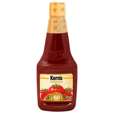 KETCHUP KERNS BOT PLASTICO 375 GR KETCHUP KERNS BOT PLASTICO 375 GR