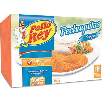 PECHUGUITAS POLLO REY CRISPY 400GR PECHUGUITAS POLLO REY CRISPY 400GR