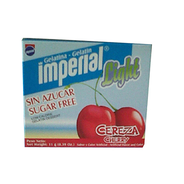 GELATINA IMPERIAL SABR LIGHT CEREZA 11GR GELATINA IMPERIAL SABR LIGHT CEREZA 11GR