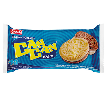 GALLETA GAMA CAN CAN EXTRA 450GR GALLETA GAMA CAN CAN EXTRA 450GR