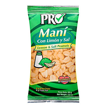 MANI PRO CON LIMON Y SAL 80 GR MANI PRO CON LIMON Y SAL 80 GR