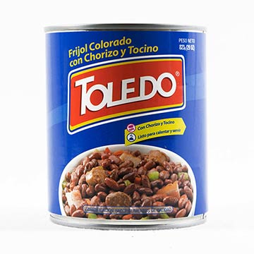 FRIJOL TOLEDO ROJO CHORIZ TOCIN 822 14GR FRIJOL TOLEDO ROJO CHORIZ TOCIN 822 14GR