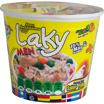 SOPA LAKY MEN DE POLLO INSTANTANEA 75GR SOPA LAKY MEN DE POLLO INSTANTANEA 75GR