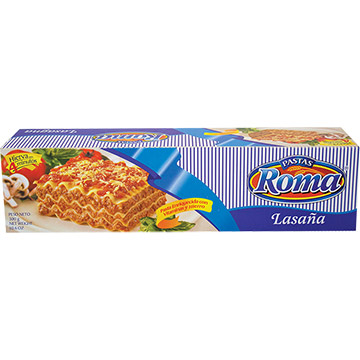 PASTA ROMA LASAGNA CAJA 300GR PASTA ROMA LASAGNA CAJA 300GR