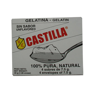 GELATINA CASTILLA SIN SABOR CAJITA 85GR GELATINA CASTILLA SIN SABOR CAJITA 85GR