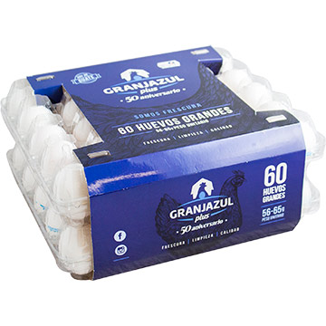 HUEVO GRANJAZUL GRANDE BLANCO 60U HUEVO GRANJAZUL GRANDE BLANCO 60U