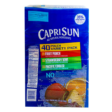 JUGO CAPRI SUN SURTIDO 40PACK 177ML JUGO CAPRI SUN SURTIDO 40PACK 177ML