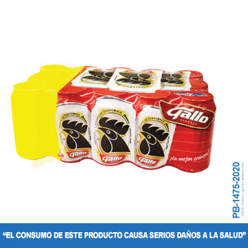 CERVEZA GALLO PAGUE 12 LLEVE15 LAT 350ML CERVEZA GALLO PAGUE 12 LLEVE15 LAT 350ML