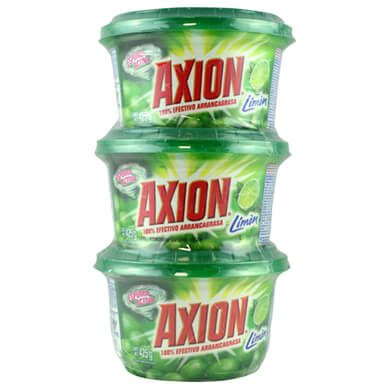 LAVATRASTOS AXION 3PACK 425GR LAVATRASTOS AXION 3PACK 425GR
